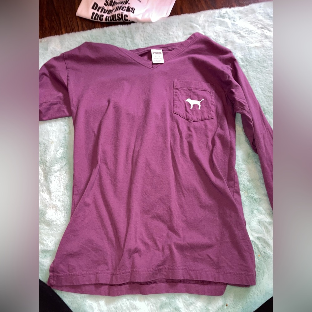 Pink/VS long sleeve